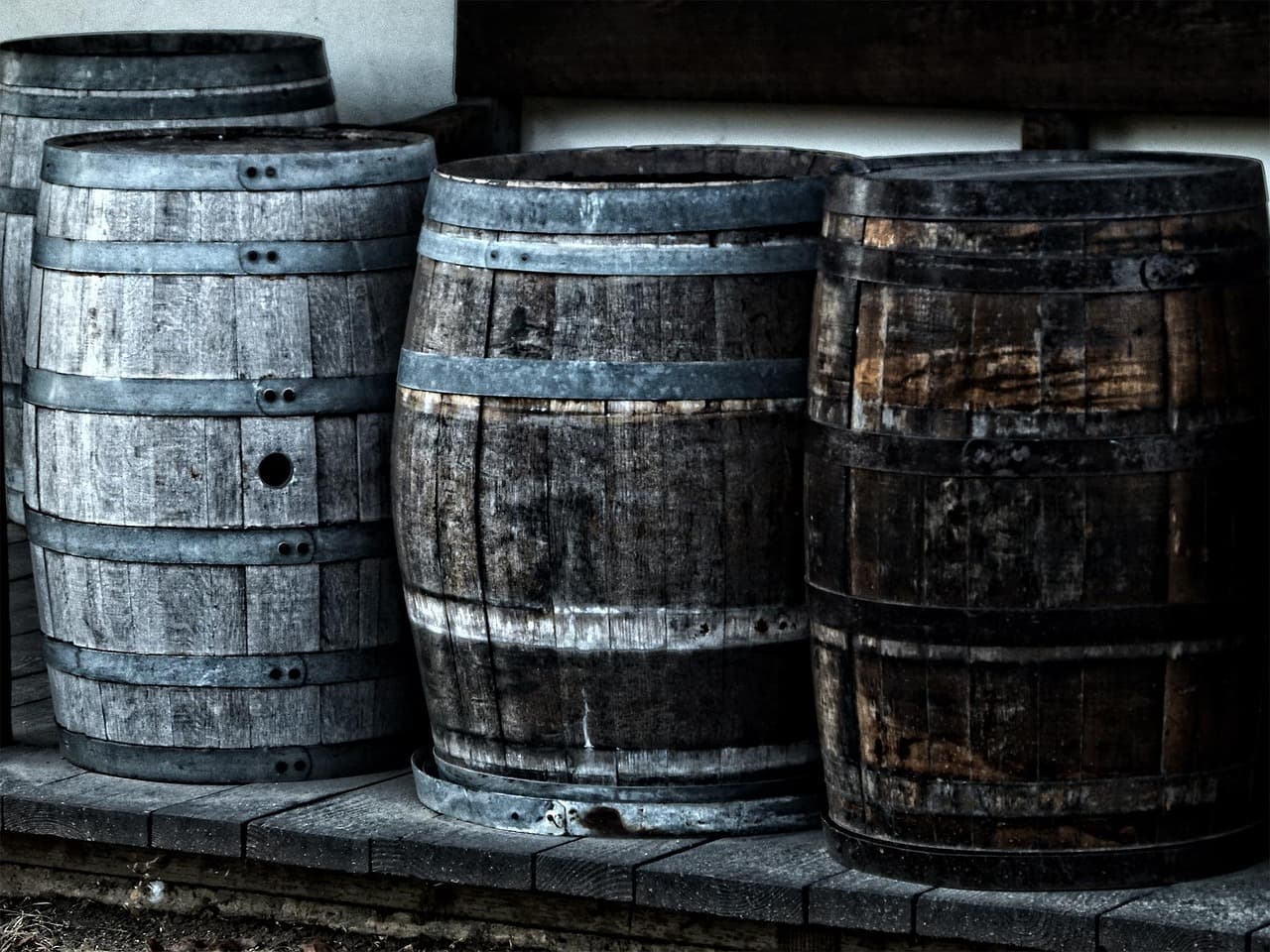 Craft spirits tasting on a distillery tour