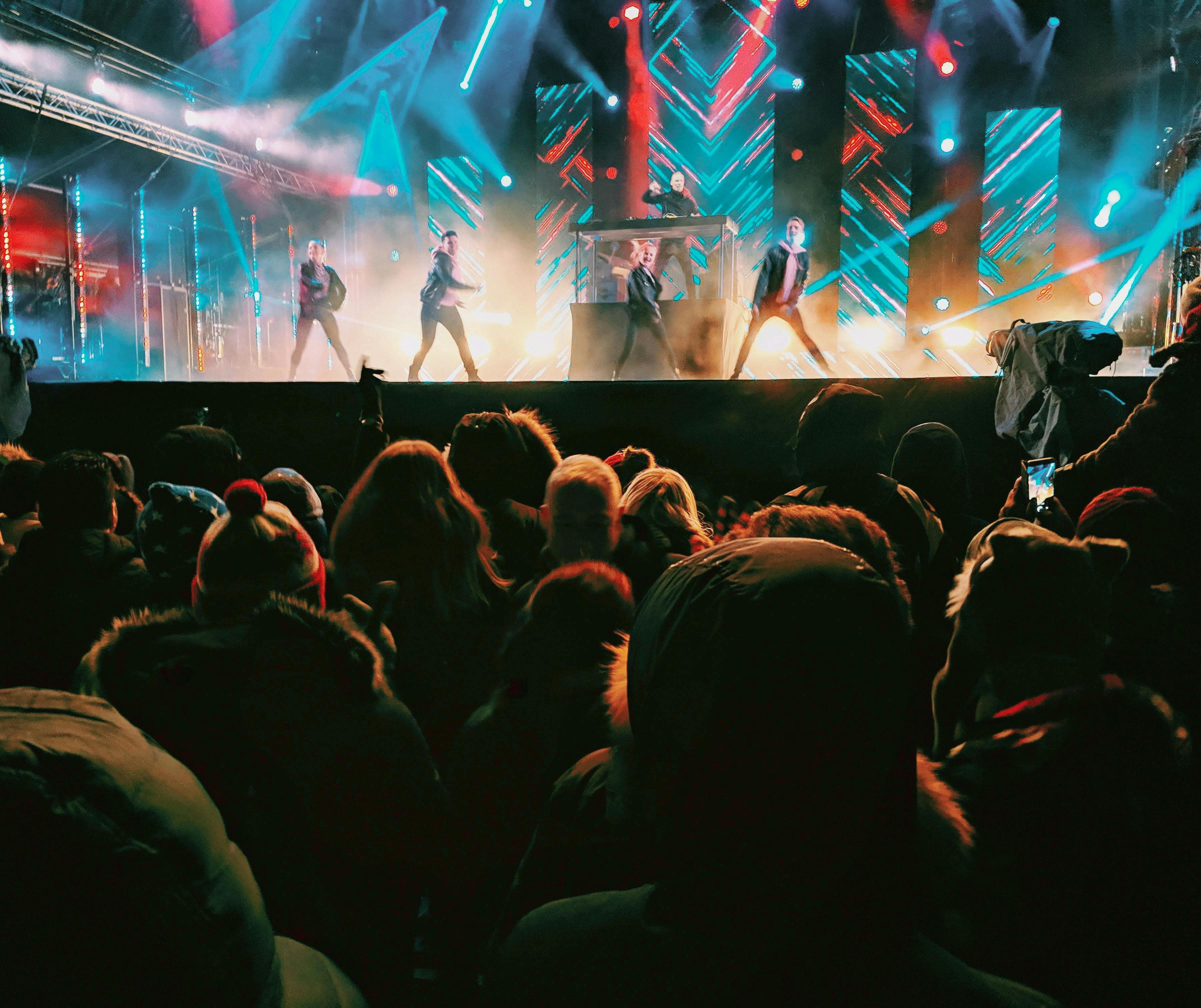 Sightseeing group on an entertainment tour