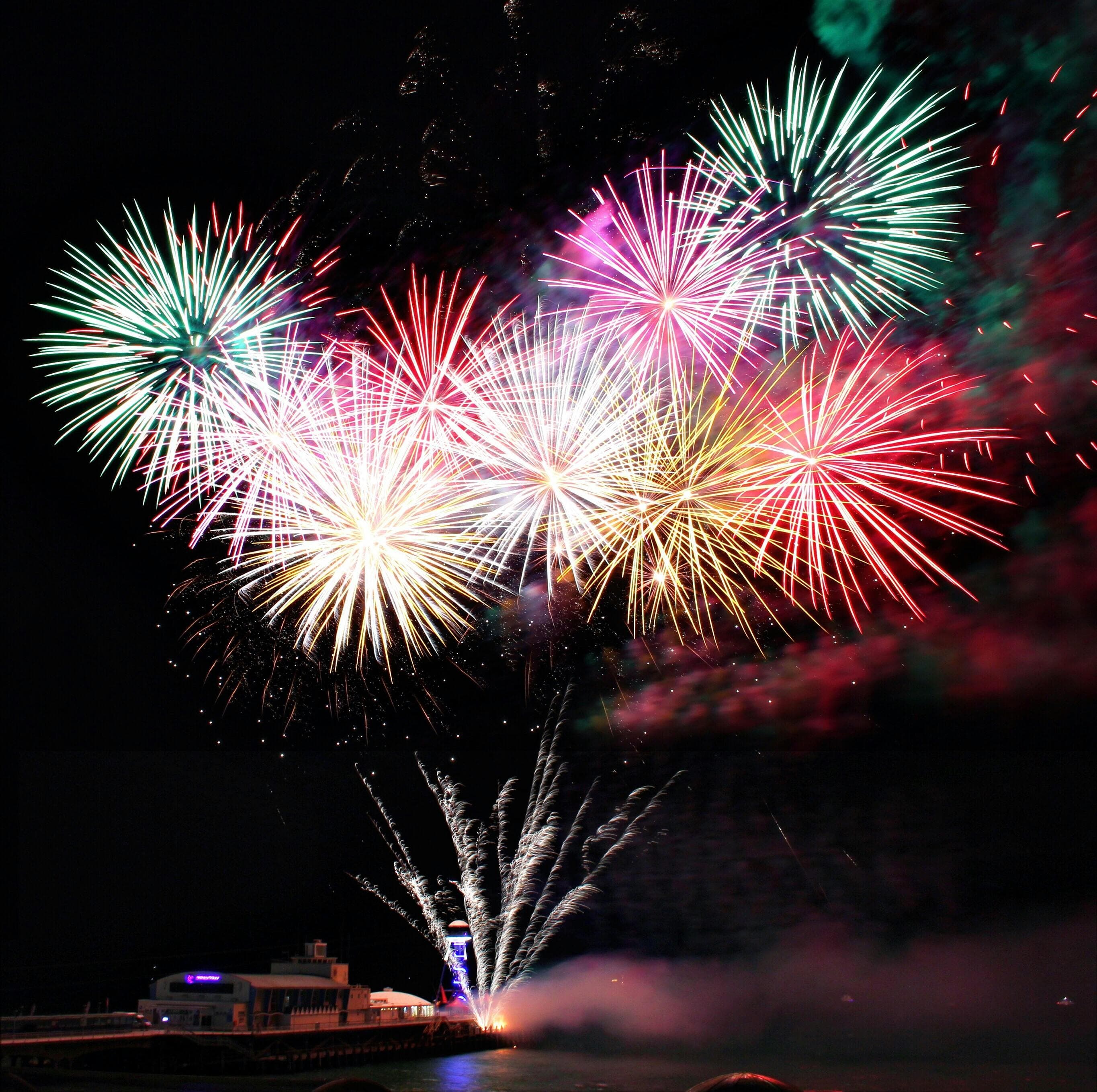 New Year's Eve countdown celebration