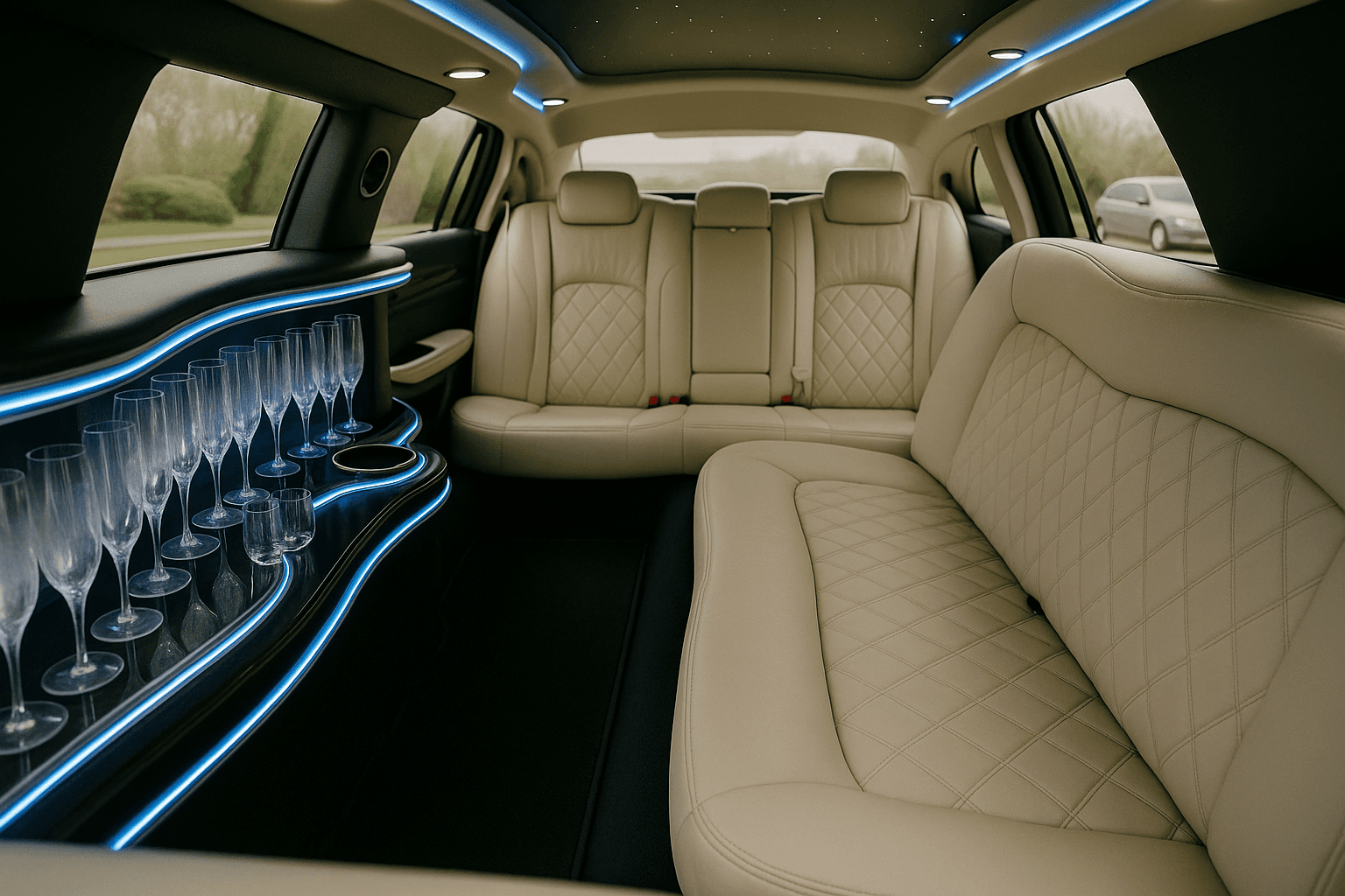 Vehicle photo: 10 Passenger Lincoln Stretch Limo exterior