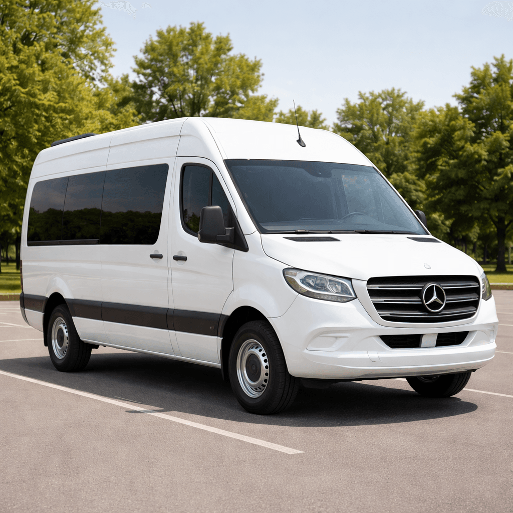 Exterior photo of 12 Passenger Limo Sprinter