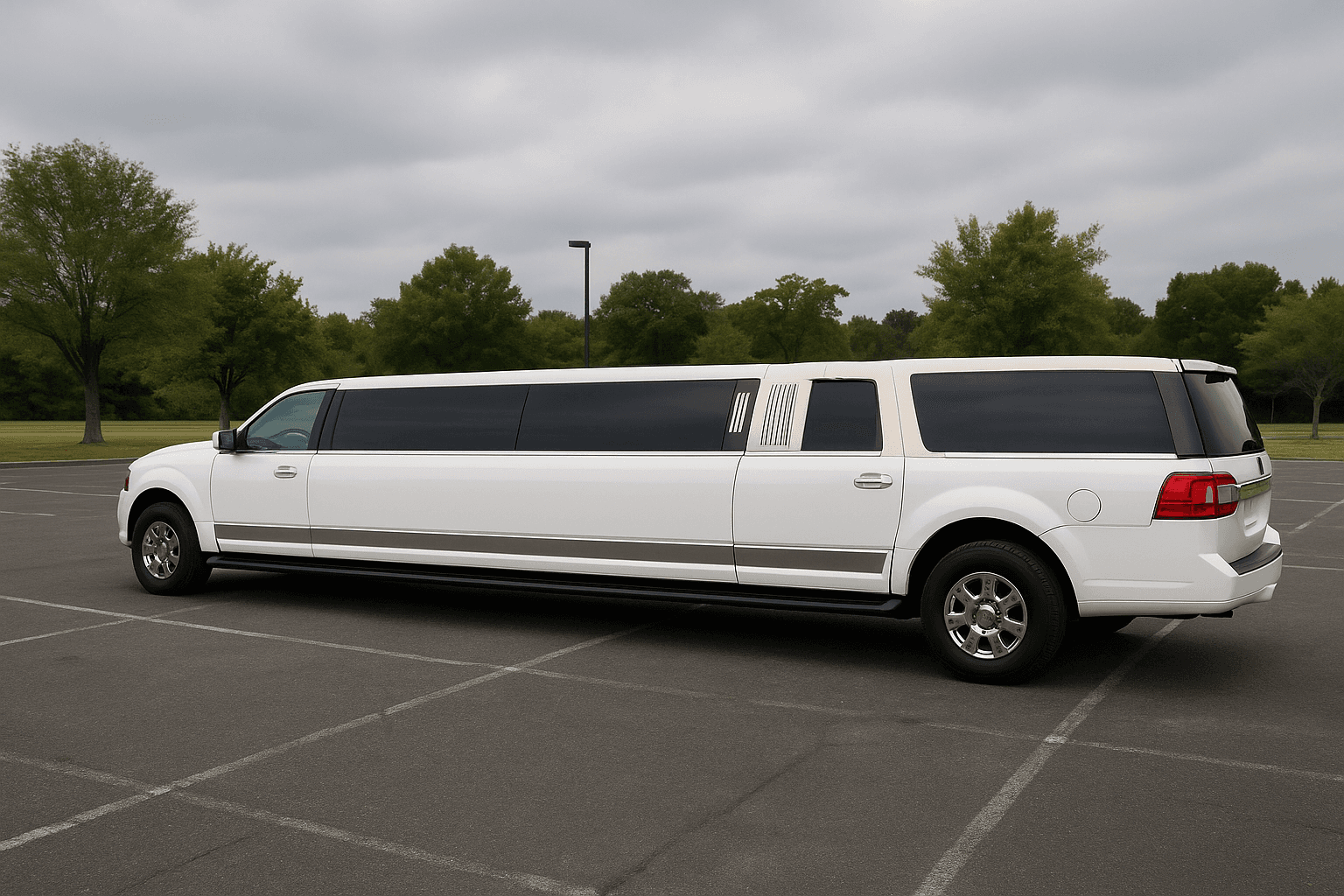 Vehicle photo: 14 Passenger Stretch Limo exterior