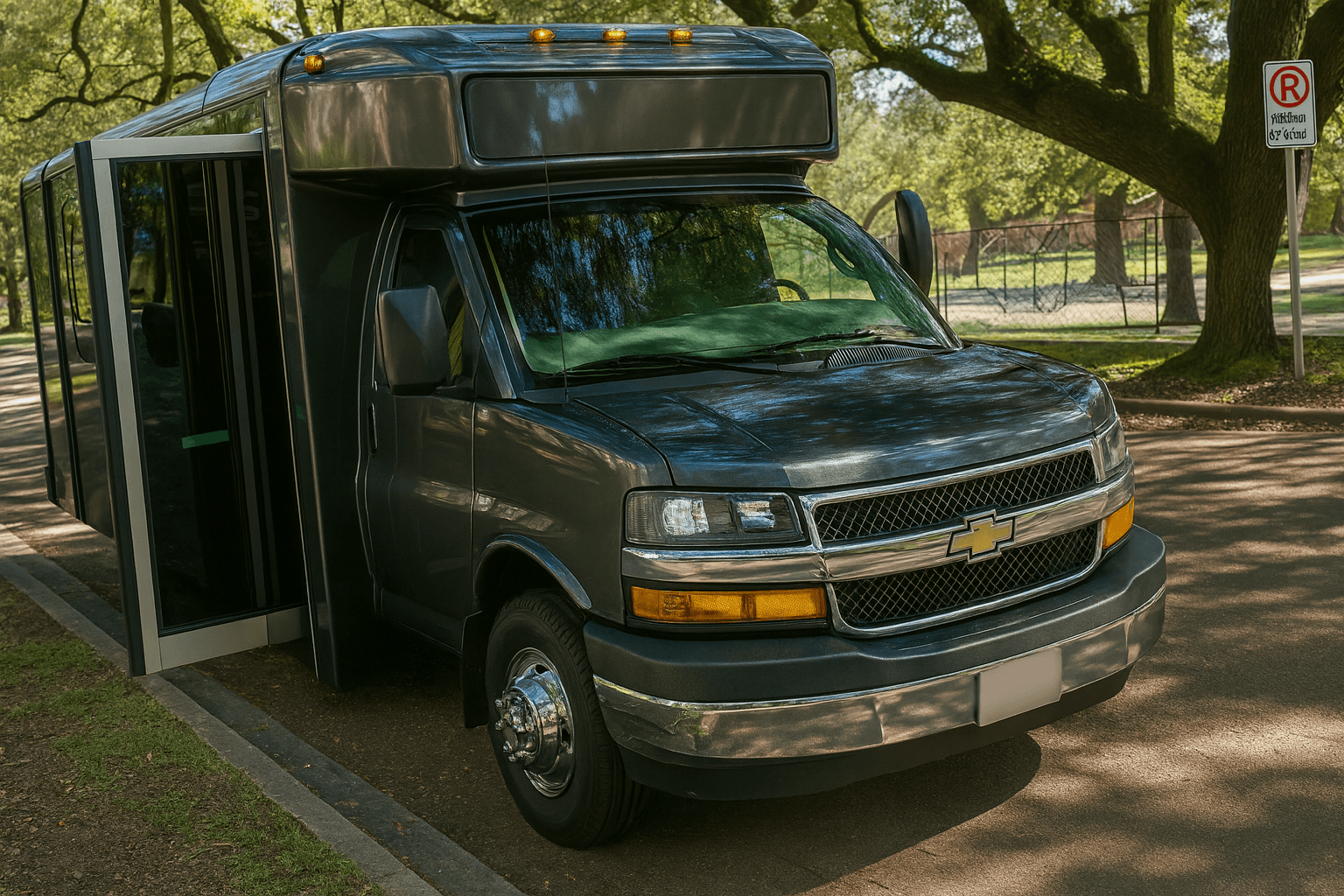 Vehicle photo: 16 Passenger Party Bus exterior