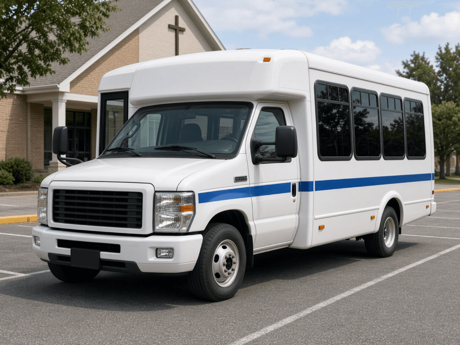 Vehicle photo: 18 Passenger Shuttle Bus exterior