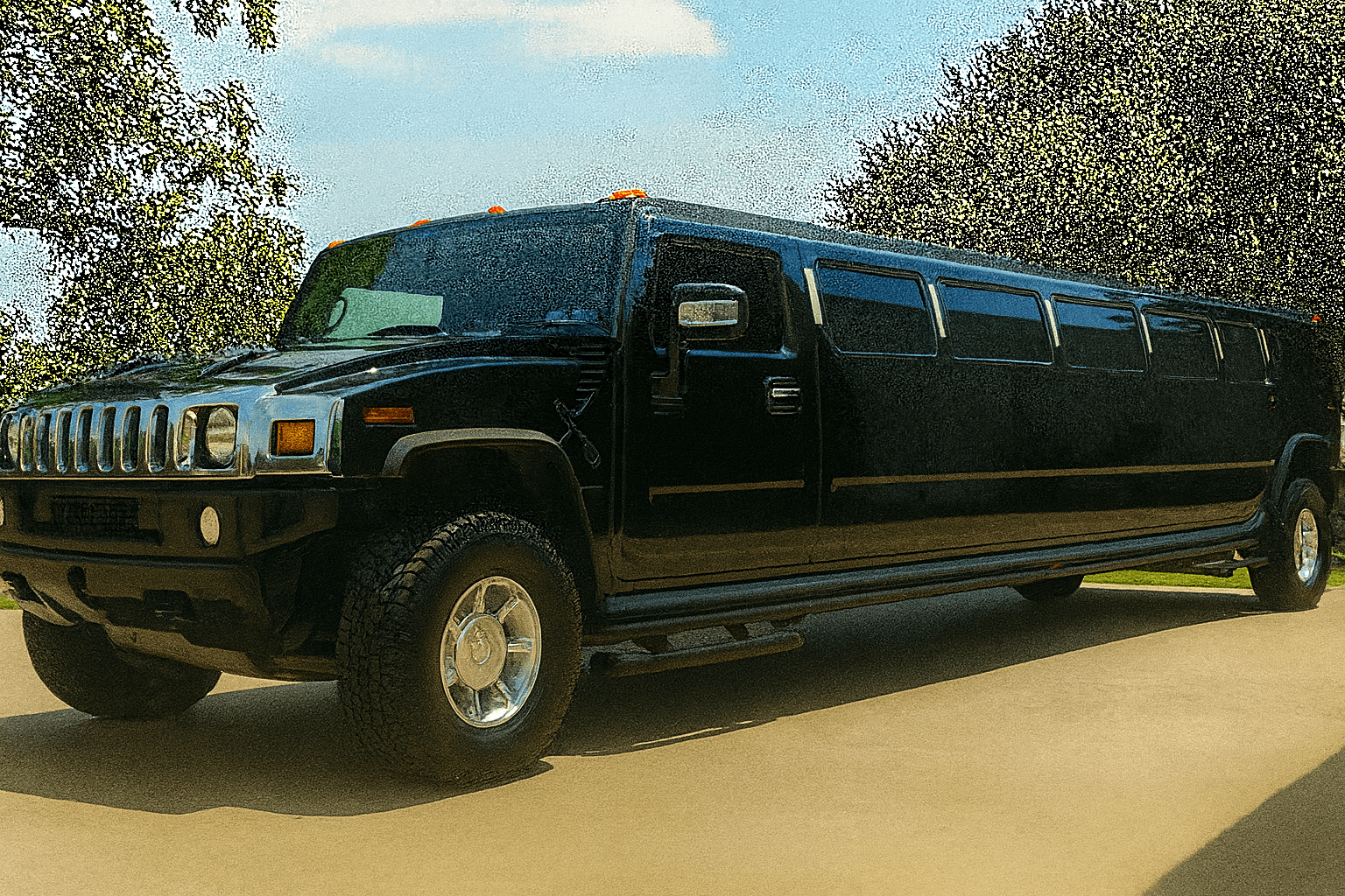 Vehicle photo: 22 Passenger Stretch Limo exterior