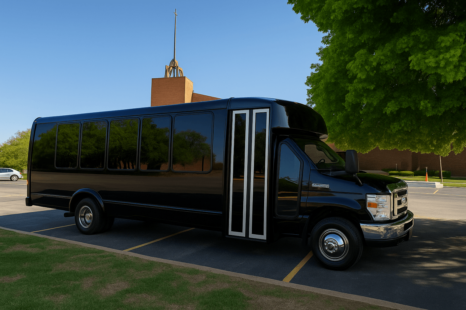 Vehicle photo: 22 Passenger Party Bus exterior