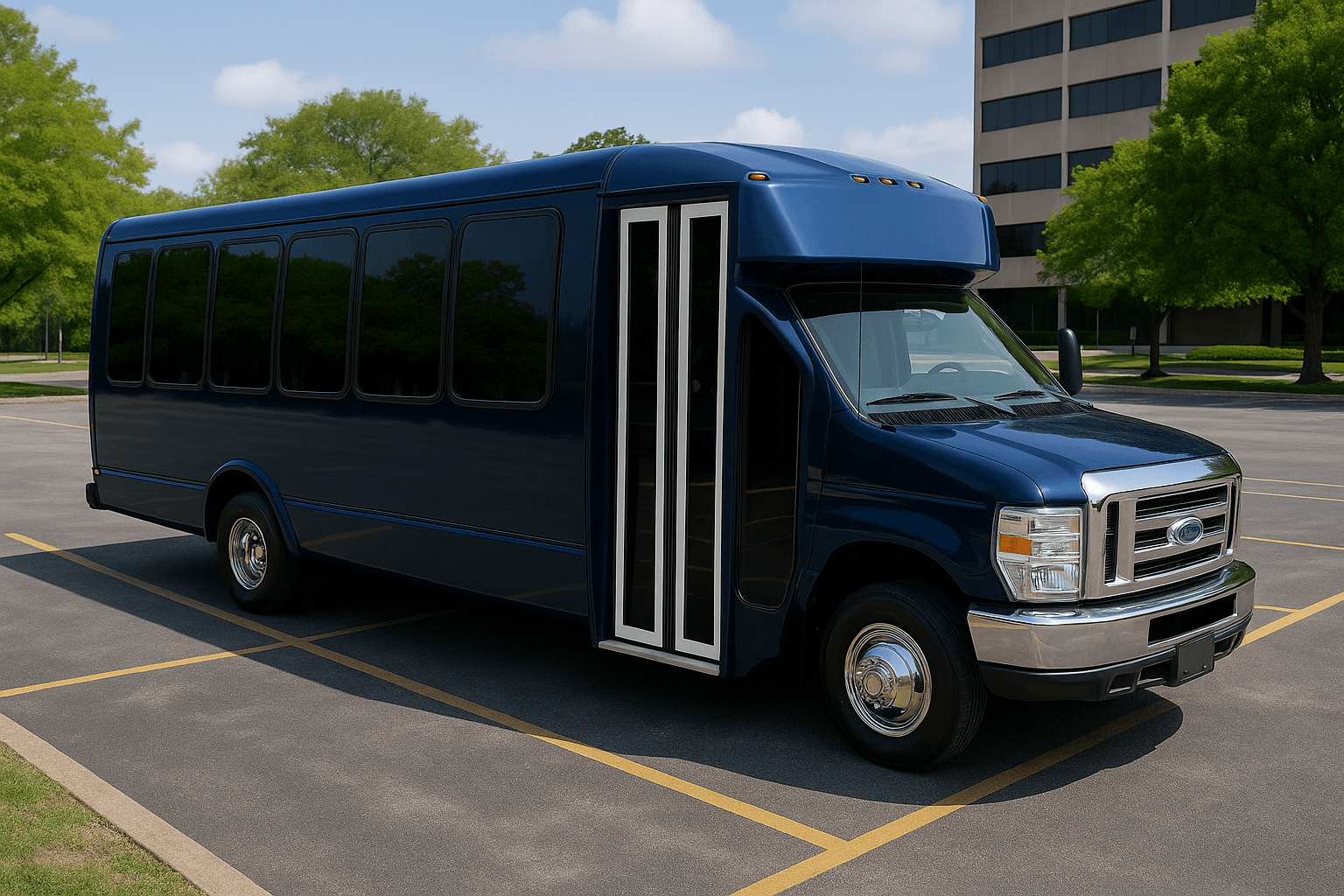 Vehicle photo: 24 Passenger Party Bus exterior