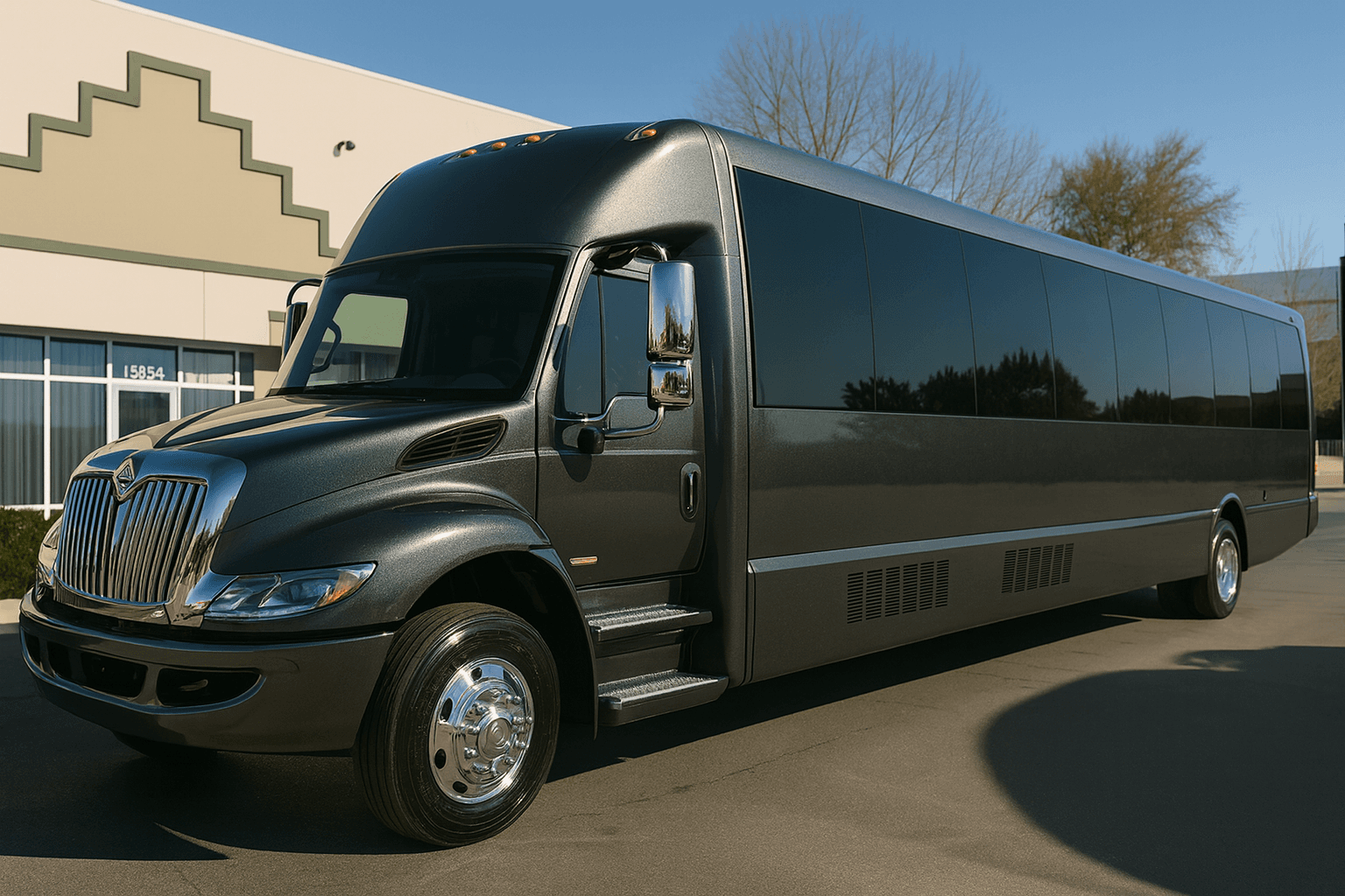 Vehicle photo: 36 Passenger Party Bus exterior
