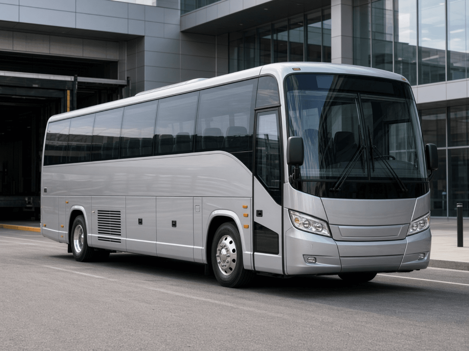 Vehicle photo: 38 Passenger Shuttle Bus exterior