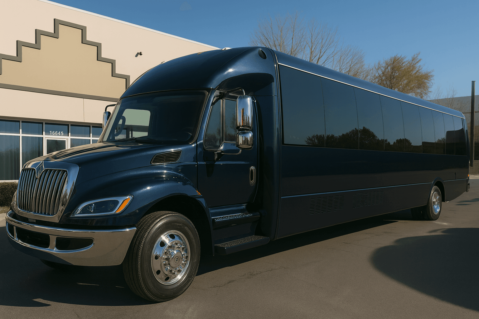 Vehicle photo: 38 Passenger Party Bus exterior