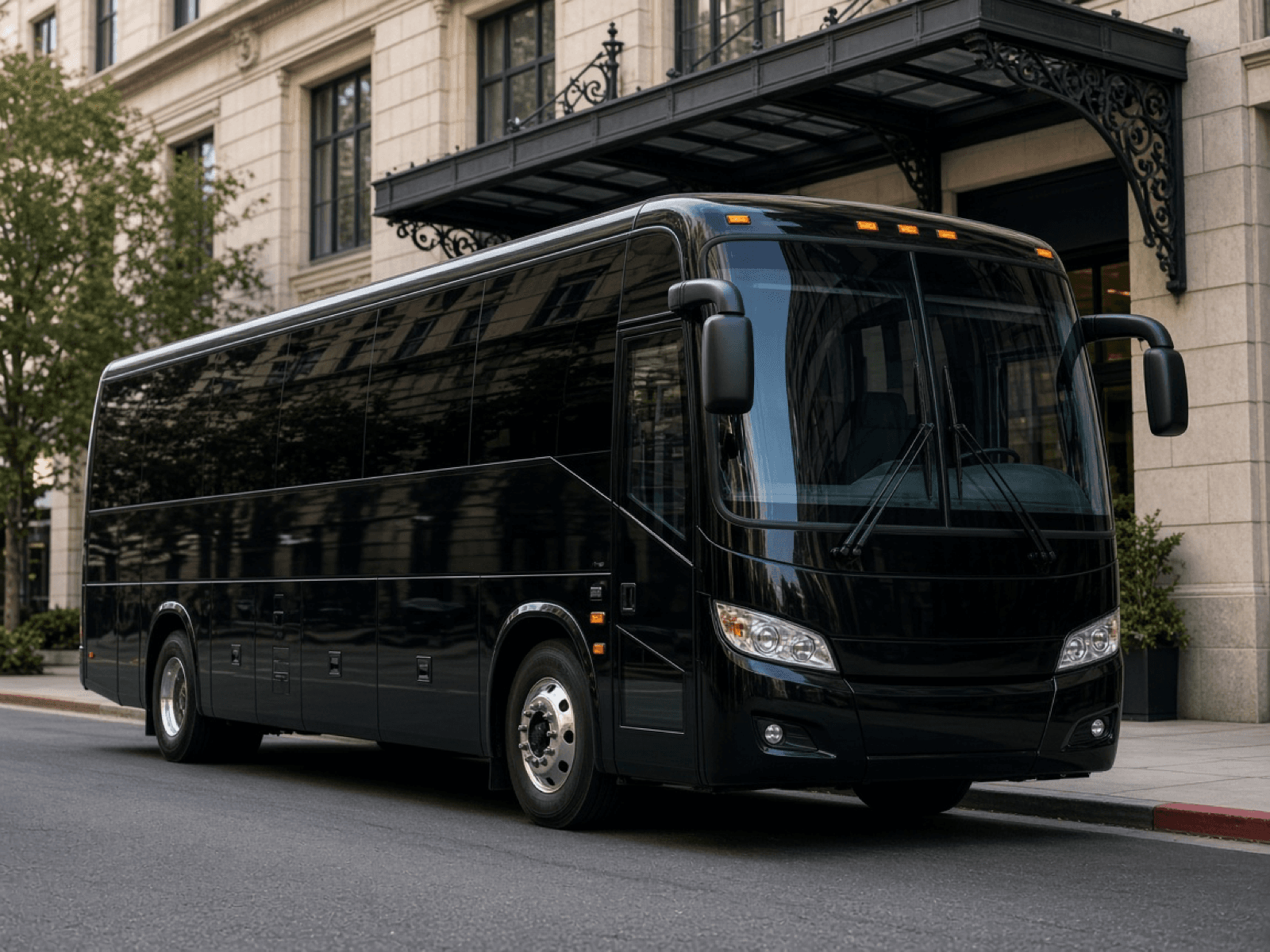 Vehicle photo: 40 Passenger Shuttle Bus exterior