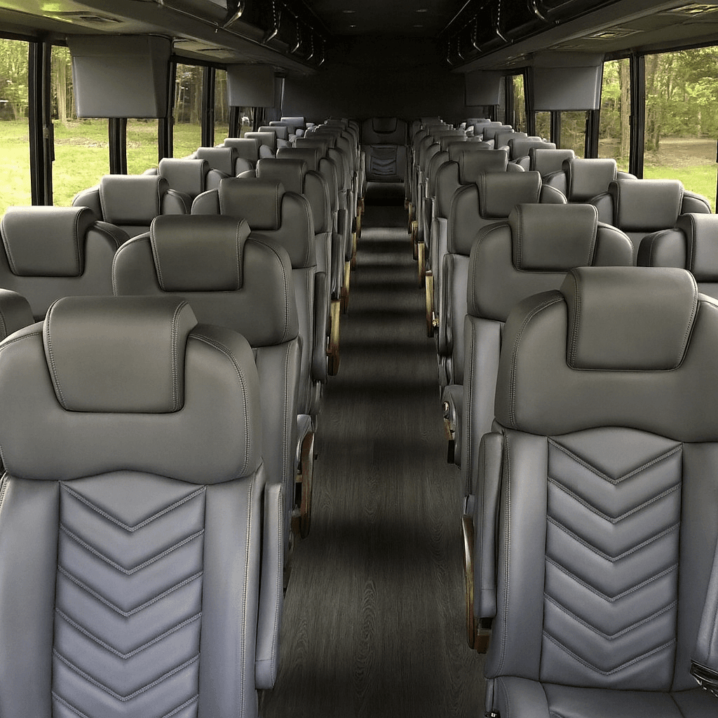 Vehicle photo: 44 Passenger Coach Bus interior
