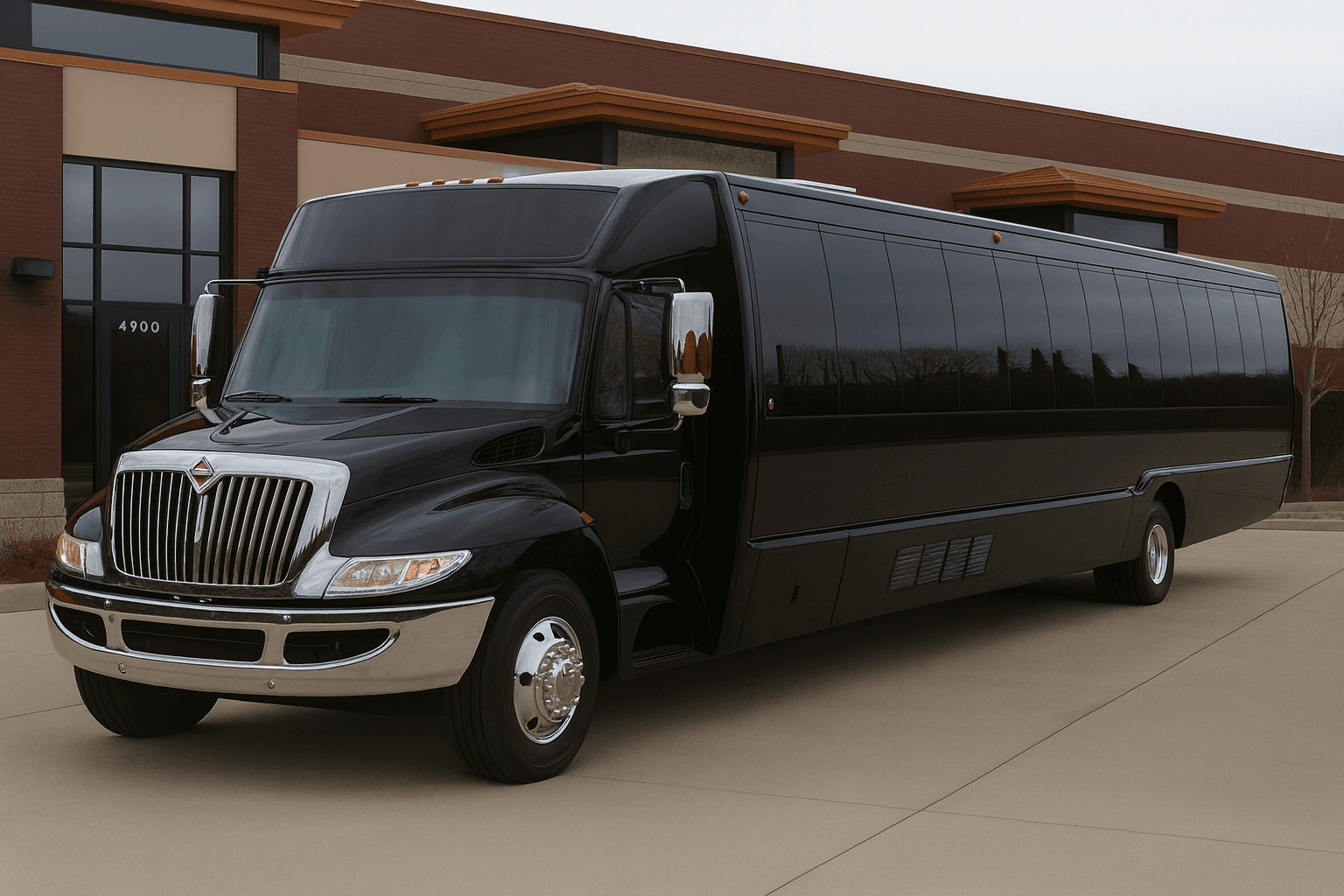 Vehicle photo: 45 Passenger Party Bus exterior