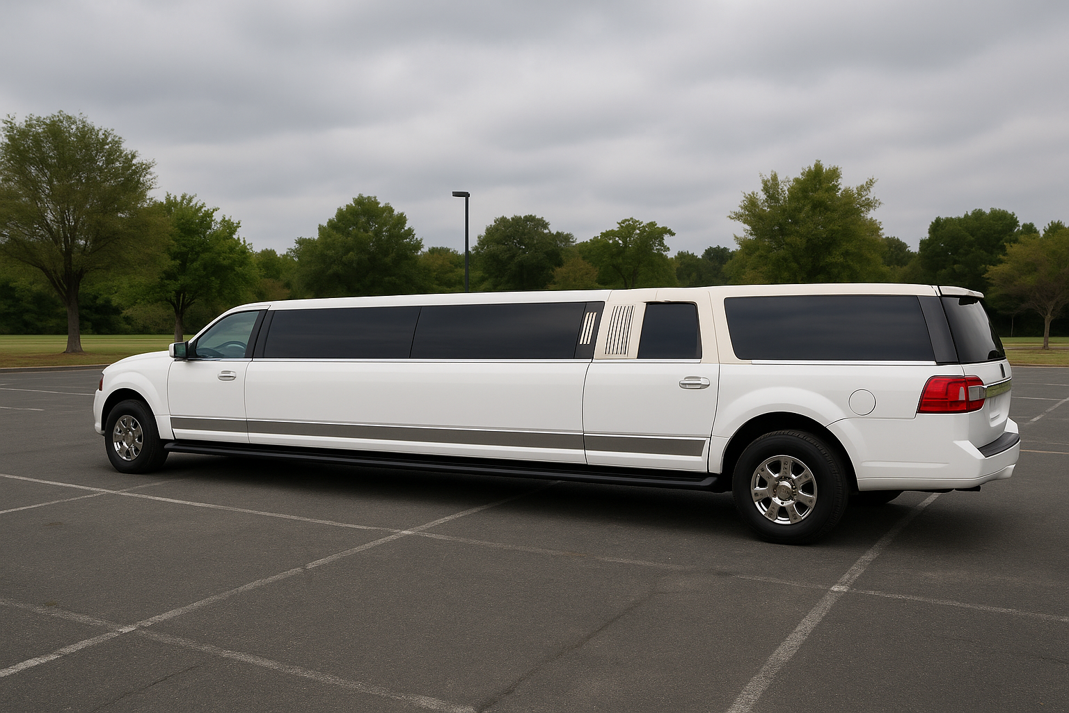 14 Passenger Stretch Limo exterior