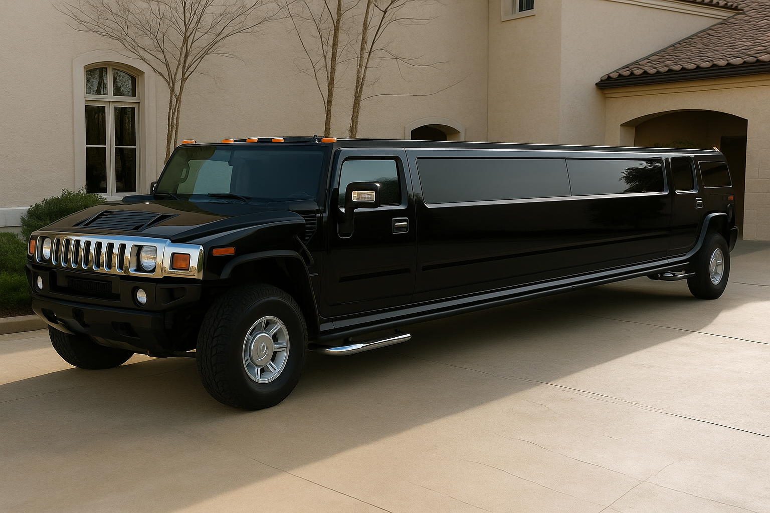 20 Passenger Stretch Limo exterior