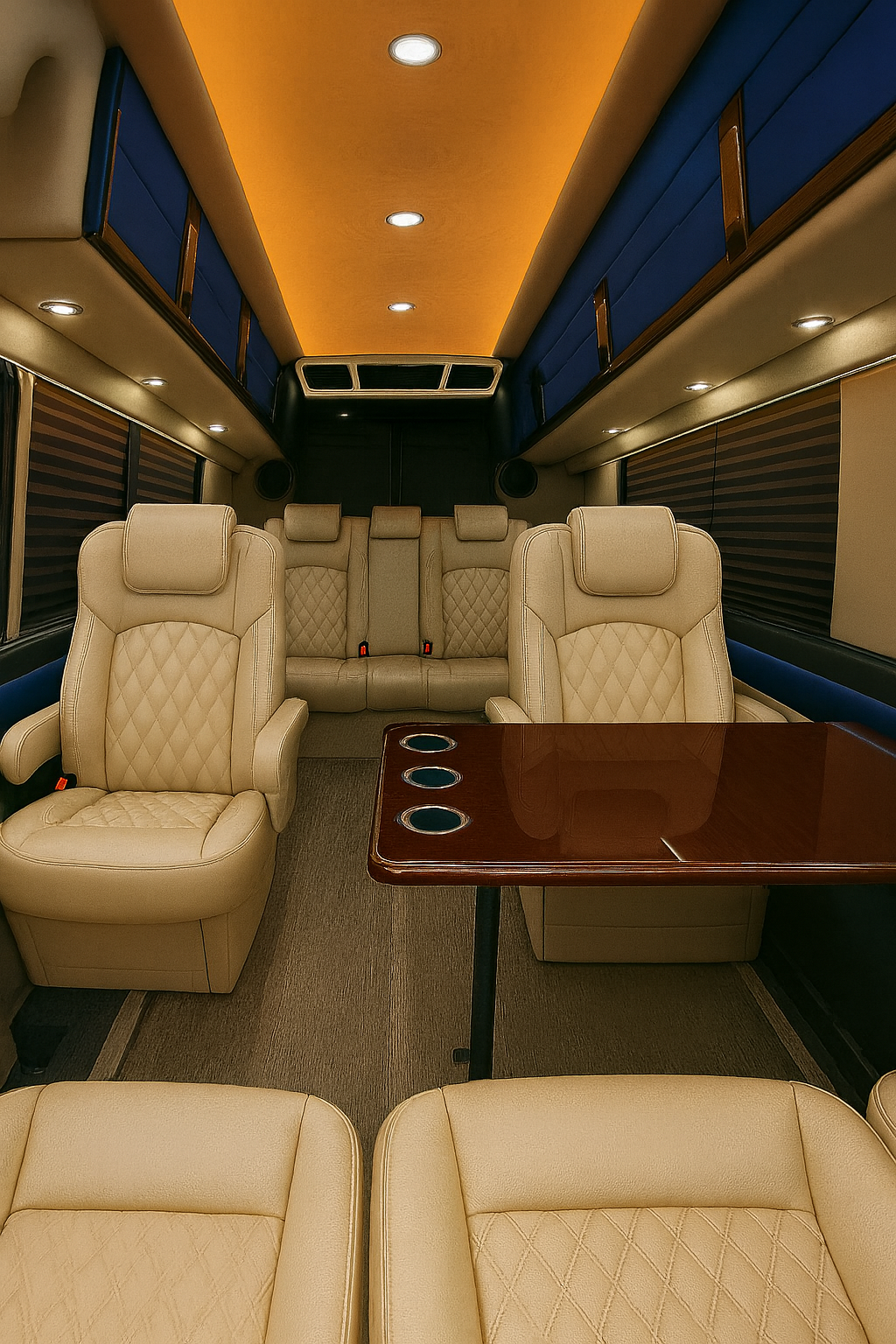8 Passenger Executive Sprinter interior