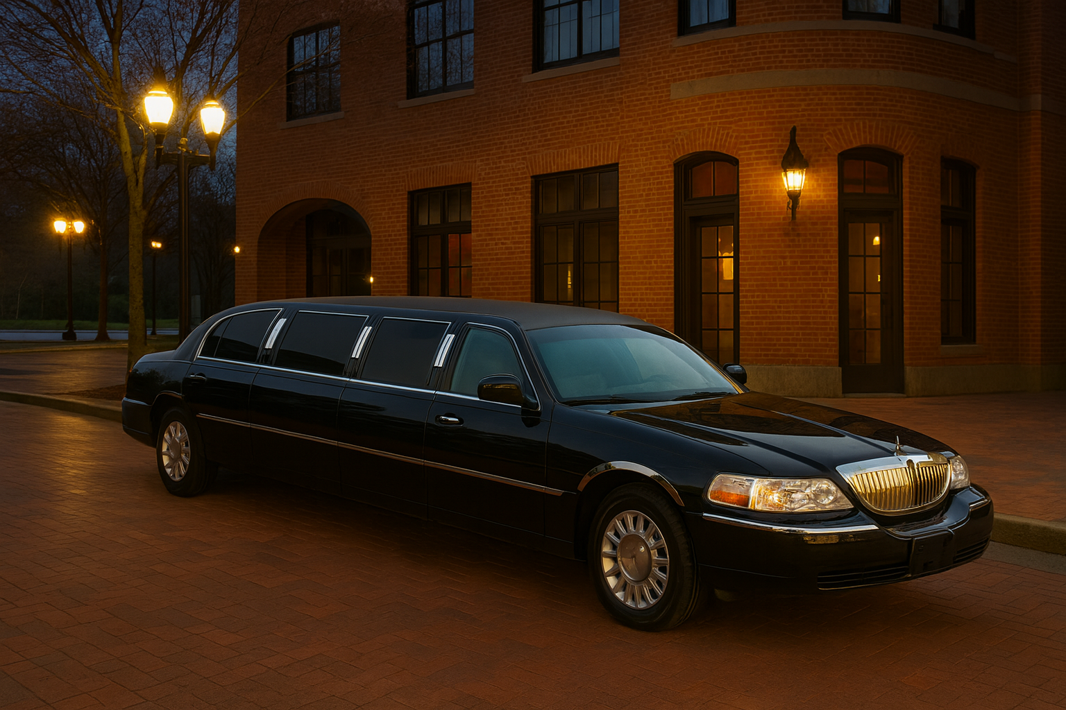 8 Passenger Stretch Limo exterior